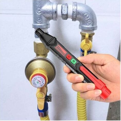 Détecteur de Gaz Naturel, Détecteur de Fuite de Gaz avec Alarme Sonore et Visuelle, 12 gaz, Portable Détecteur de Gaz à Pile Propane, Butane, Méthane pour Camping Car (AAA Pile non inclus) (1/5)