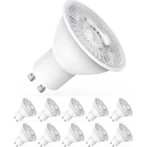 Packung mit 10 GU10, MR16 LED-Strahlern, 5W Leuchtmittel für perfekte Beleuchtung [Energieeffizienzklasse D] (1/5)