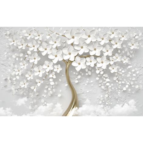 Papier peint panoramique - Fleurs - 130 cm x 81 cm (1/2)
