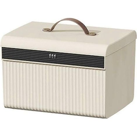Coffre-fort à serrure à code à trois chiffres, double couche verrouillable, sécurité et confidentialité, grande capacité de rangement pour la maison