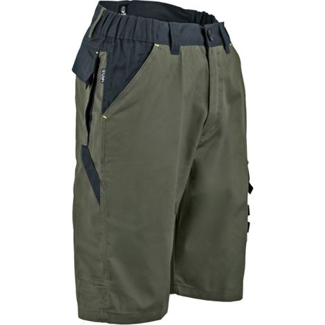 Bermuda homme multipoches olive/vert US LMA - CBA - Couleur Olive/Vert US - Taille Vêtement 40