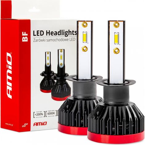 Bombillas LED Canbus para coche serie BF H1 6000K amio-02240 (1/5)