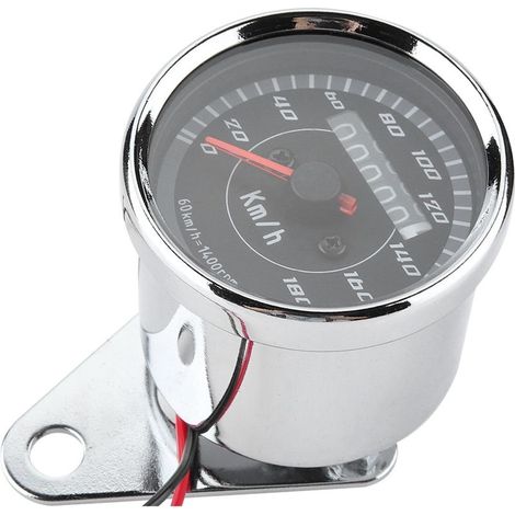 Compteur kilométrique rétro-éclairé interne, compteur de vitesse de moto antichoc pour le cyclisme en plein air (1/5)