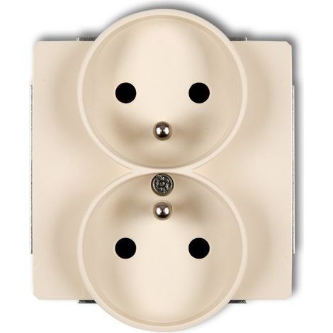 Presa elettrica Karlik 1dgpr-2z 16A 250V incasso