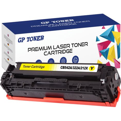Toner für HP CB542A/CE322A/CF212X Gelb GP (1/5)