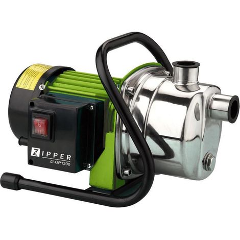 GARTENPUMPE WASSER PUMPE 1200W EDELSTAHL ZIPPER ZI-GP1200