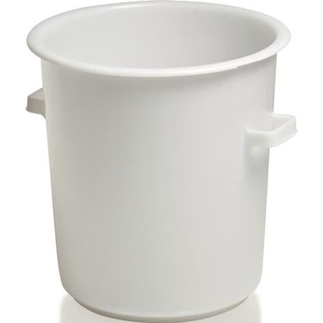 CRAEMER  Contenedor  plástico  75l  PE-HD  blanco  D515xH530mm  con  asa  exterior  -  81071010 (1/2)