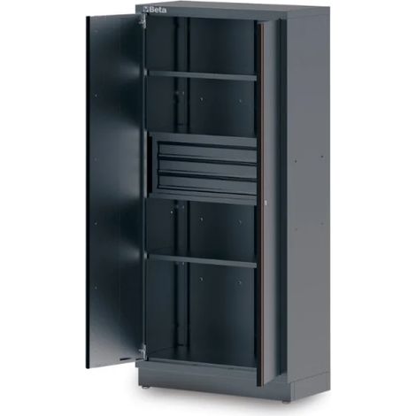 Beta C45PRO 2.0 AS2/3C Armadio a 2 ante con modulo cassetti per arredo officina (1/3)
