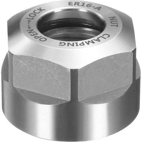 ER16-A(M22) Type Ecrou De Serrage De Douille Argent Brillant (1/5)