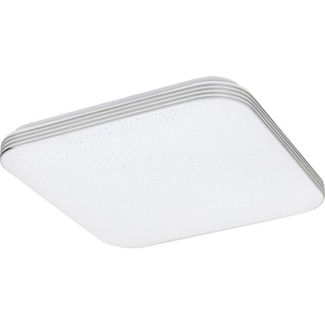 Plafonnier carré LED 33 cm 18W 4000K blanc Rabalux (1/4)