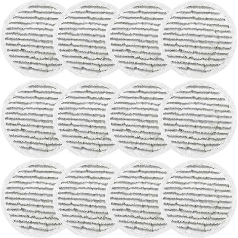 Lot de 12 lingettes de rechange pour balai vapeur Shark séries S7001, S8201, S7000AMZ, S7000, S7001TGT, S7005 et S7020 [jkw] (1/5)