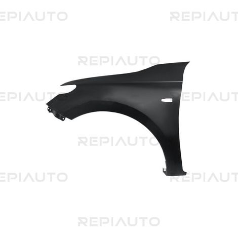Aile avant gauche à peindre avec trou clignotant sans trou moulure 2WD Mitsubishi L200 Triton KJ/KK/KL phase 1 2015-2019