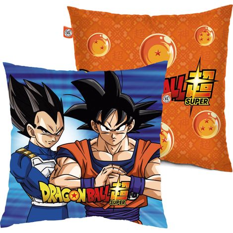 Coussin - Dragon Ball Z - Son Goku et Vegeta - 40x40cm (1/2)