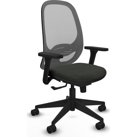 Sedia da ufficio piqueras y crespo serie lussuosa grigio supporto lombare (1/2)