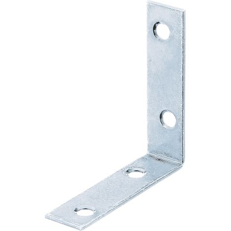 Équerre de chaise – galvanisée Sendzimir – 60 x 60 x 16 mm – Set de 8 pièces – Marque Alberts (1/2)