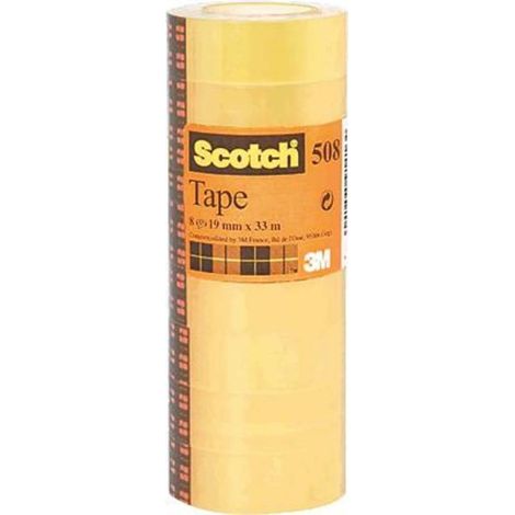Scotch 508 Nastro adesivo trasparente 19 mm x 33 m