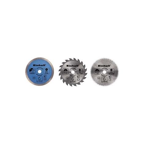 DISCHI E LAME PER MINI SEGA CIRCOLARE Ø MM.85 TC-CS 860- - in blister pz.5 - ø mm.85 foro mm.10 - 1 blister EINHELL