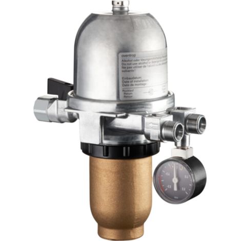 OVENTROP-Ölfilter/Entlüfter"TOC-Duo-3B" - G3/8 IG x G3/8 AG, "Opticlean" 5-20my, 2152754 (1/2)