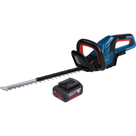 Bosch GHE 18V-50 Professional Taille-haies sans fil 18 V 50 cm Brushless + 1x batterie 4,0 Ah - sans chargeur