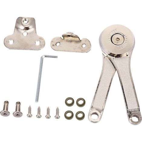Charnière de support de couvercle en alliage de zinc SHINEOFI pour portes de placards de cuisine avec (1/5)