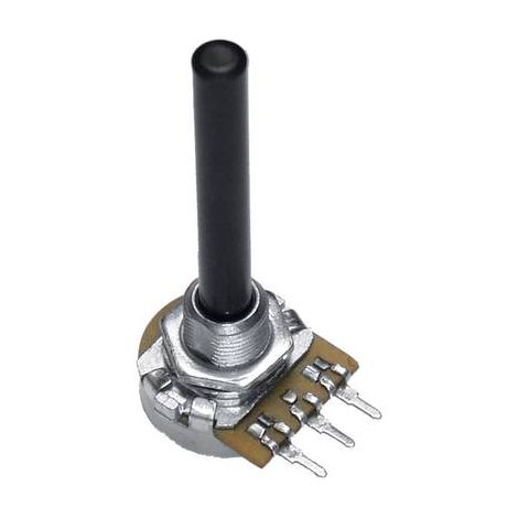 Potentiomètre rotatif logarithmique OMEG 9816 mono 0.2 W 2.2 kΩ 1 pc(s) X820771 (1/2)