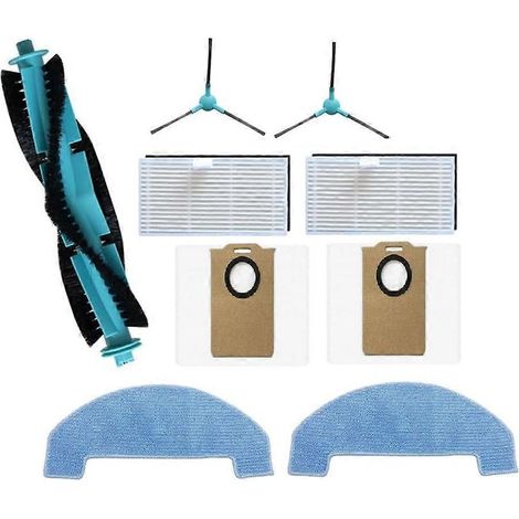 accessoires pour balayeuse Ultenic T20 Pro : brosse principale, filtre et sacs à poussière. (1/5)