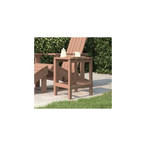Table de jardin Adirondack Marron 38x38x46 PEHD (1/5)