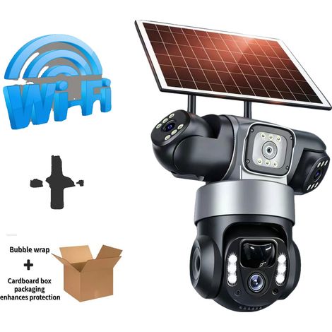 Telecamera di sicurezza, connettività WiFi, visione notturna, telecamera WiFi senza scheda (1/2)