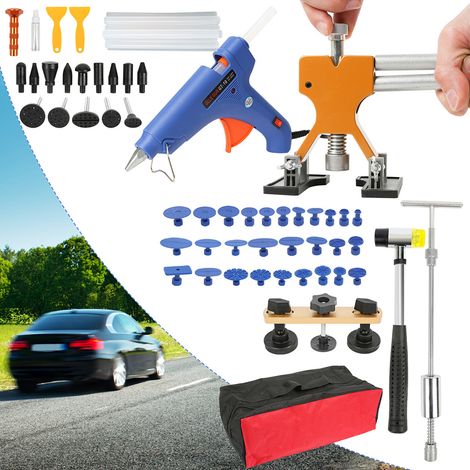 Randaco Kit per la riparazione delle ammaccature senza verniciatura con ventose blu (1/5)