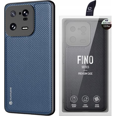 Custodia Dux Ducis Fino per Xiaomi 13 Pro con cornice in silicone blu (1/5)