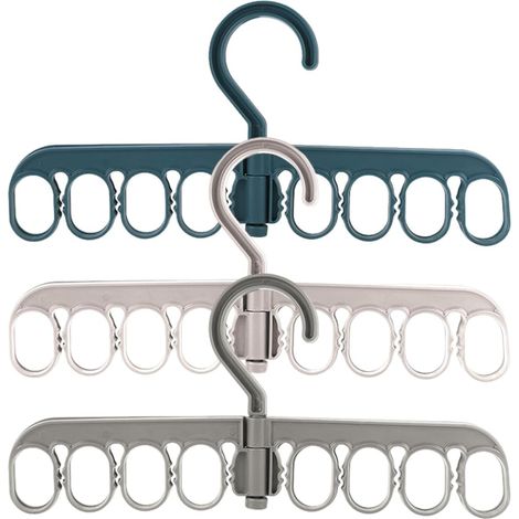 CCYKXA  3er-Pack Magic Hanger, hochwertige, faltbare, multifunktionale und platzsparende Kleiderbügel zum Aufbewahren und Trocknen von Kleidung