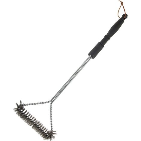 Cepillo para Barbacoas Metálico con Mango 16,3x54,5cm BBQ