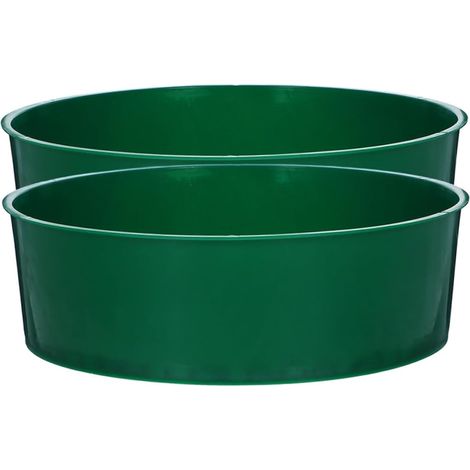 Tamis à Terre de Jardin Vert en PP, Lot de 2, Maille Uniforme Séparation des Roches et Débris, Résistant à L’usure, Nettoyage Facile, pour Sable et Jardinage (1/5)