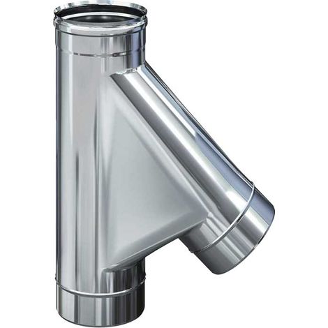 BRAGA A Y INOX F/M/M 135° MONOPARETE Ø150 mm