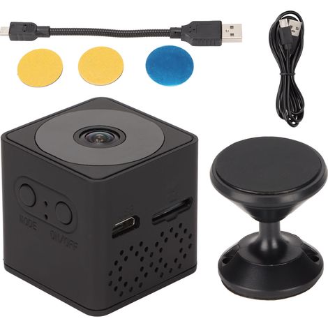 Caméra de surveillance WiFi 1080P Mini Intelligente Télécommande 140° Grand Angle Détection de Mouvement Rechargeable Maison Batterie Lithium 1100mAh (1/5)