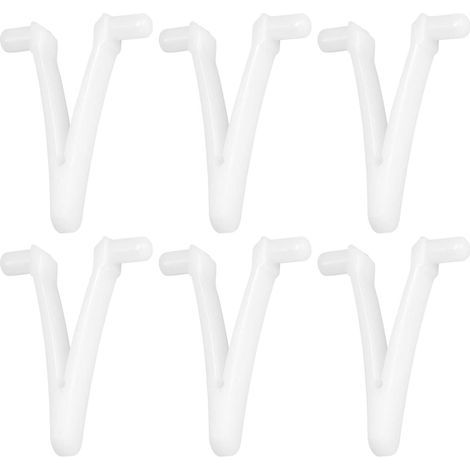 Clip papillon de piscine, clip de fixation de piscine 6PCS V Clip, remplacement de clip V pour écumoire de piscine pour brosse de spa de piscine (1/5)