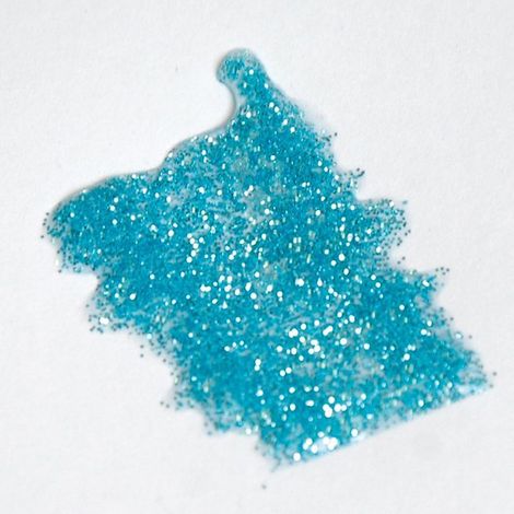Colle à paillettes bleu clair