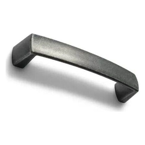 Maniglia dalle linee morbide effetto ferro 108x17x27mm - 389 Round