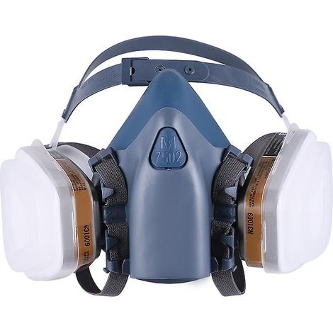 suit For 7502 Half Face Medium-sized Respirator, Full Face Wide View, Widely Used In Organic Gases, Paint Fragments, Chemistry, Carpentry1 Pack) (1/4)