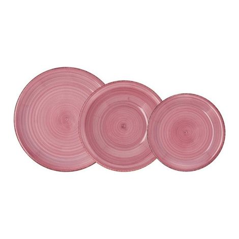 QUID vajilla loza vita peoni 18 piezas , Vajilla loza Peoni Vita 18 piezasMaterial cálido y natural para tu día a díaPintado a manoMedidas:
6 platos llanos 27 cm, 6 pla