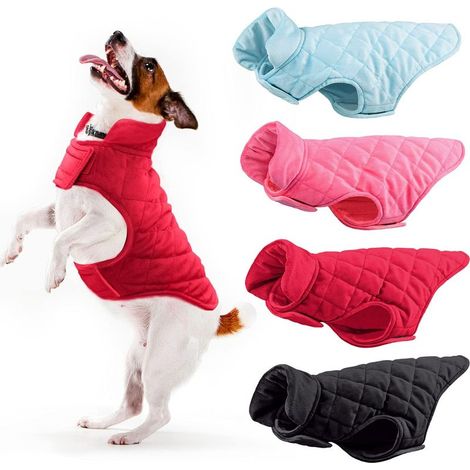 Veste Manteau Chien, Rouge L-Fei Yu
