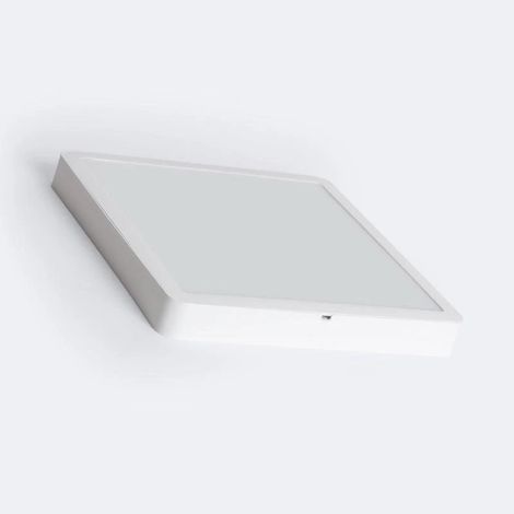 ORION91oficial® - Plafón LED Cuadrado Blanco Superficie, 30w 3150lm, 300x300mm, Luz Blanco Cálido 3000k, Aluminio, Ángulo 120º - Cocina, Salón, Oficina, Garaje - spaziOrion91