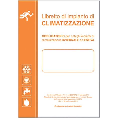 Libretto impianto domestico climatizzazione invernale/estiva solo regione Lombardia