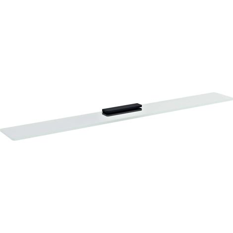Sapho Pirenei - Étagère, longueur 80 cm, verre transparent/noir MY009B-16 (1/2)