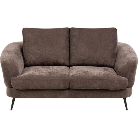Sofa 2 Seater KJAER Chenille Dark Brown (1/5)