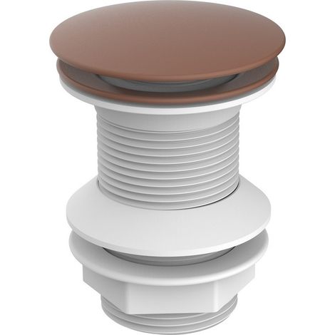 Piletta click clack da 1''1/4 rame lucido senza troppo pieno (1/2)