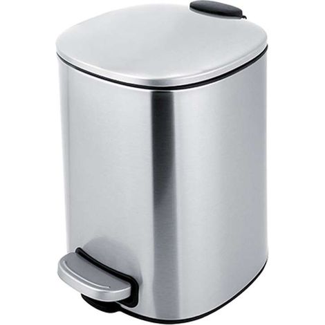 Nimco Mistkübel - Abfalleimer, 5 l , Edelstahl matt KOS 9005-10