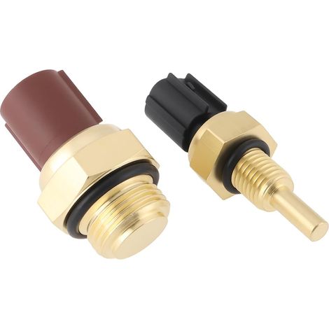 Car Coolant Temperature Sensor for Fan 2 Pieces 37760-P00-004 37870-PNA-003 Compatible with Honda Civic 2009-2011 (1/5)
