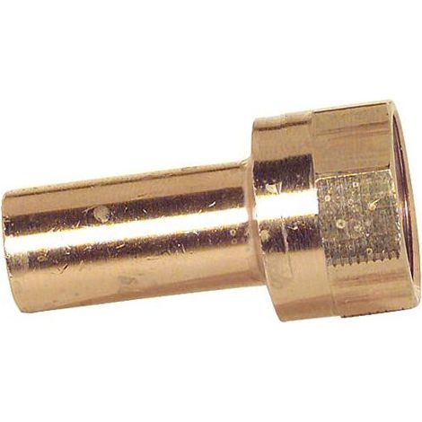 Raccord a sertir en bronze Reduction fil fem 22x1/2" Type 6246g, emmanchement long WG907 (1/2)