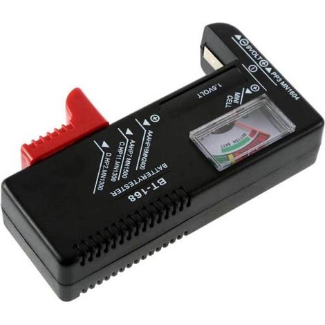 TrAdE Shop Traesio - Tester Per Batteria Pila Pile Stilo Mini Stilo Da 1.5 A 9 V Controllo Carica - (1/5)